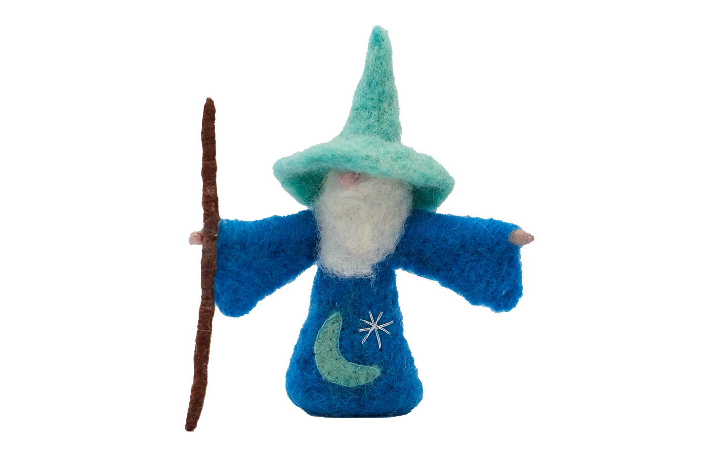 Retro Kai Magical Wizard Felt Ornament